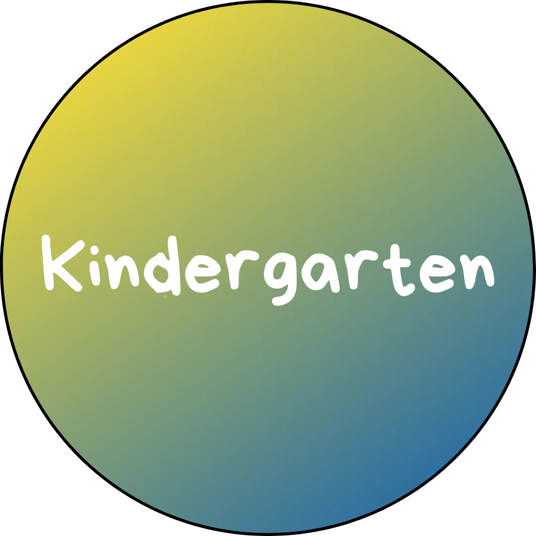 Kindergarten button
