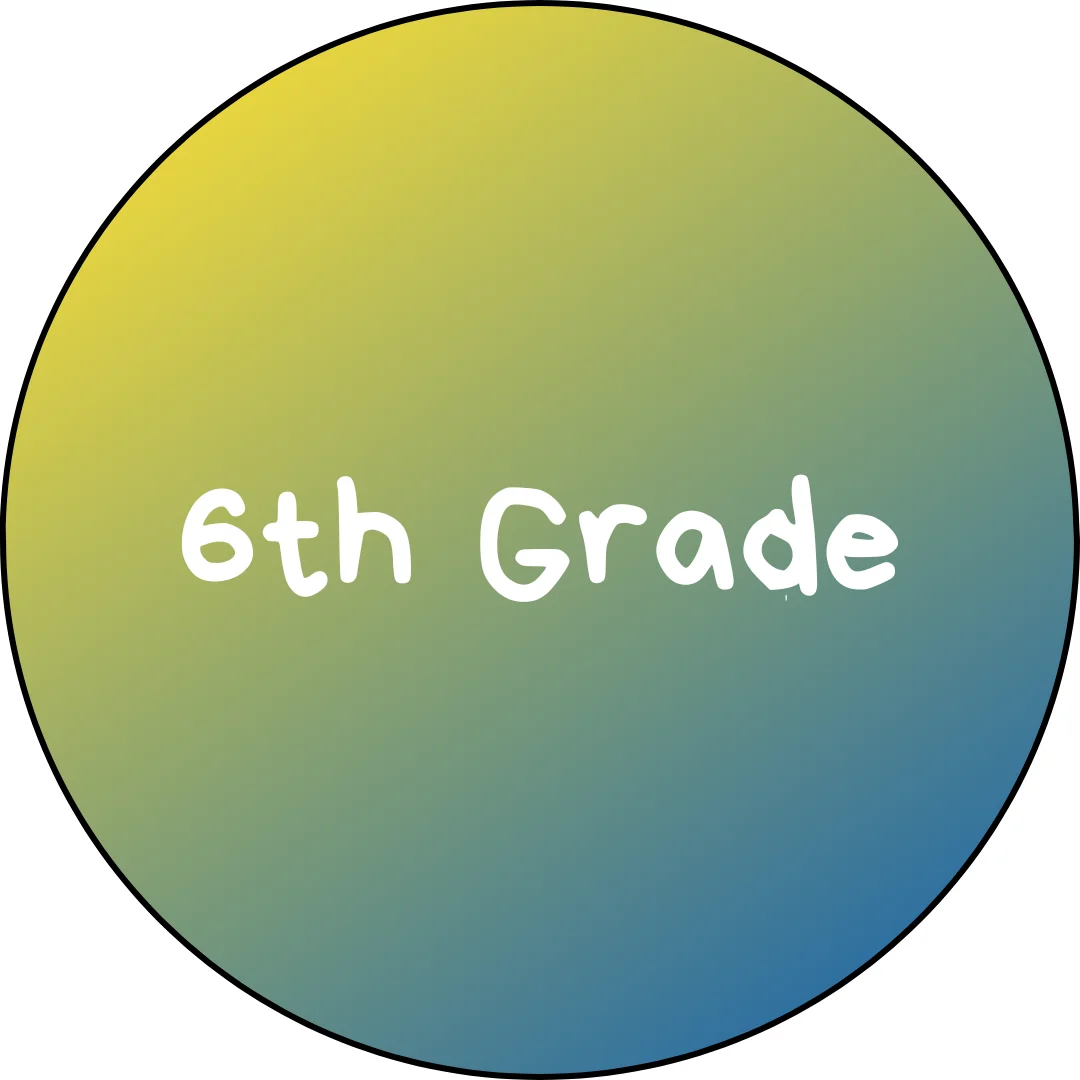 6th grade button