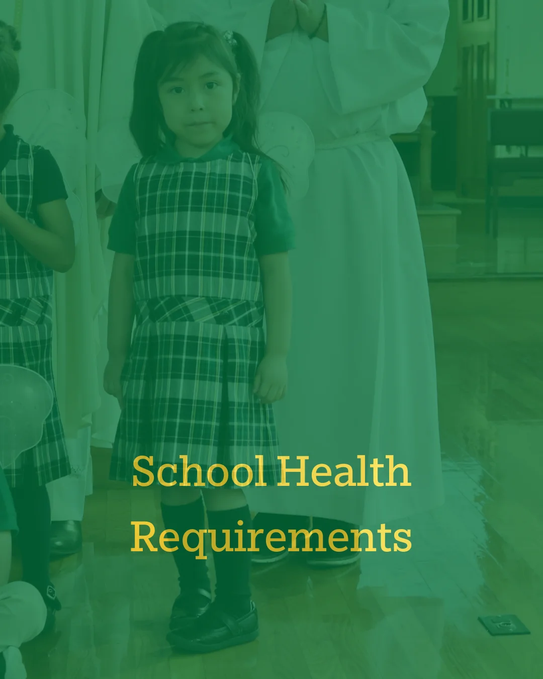 school health requirements; student smiling