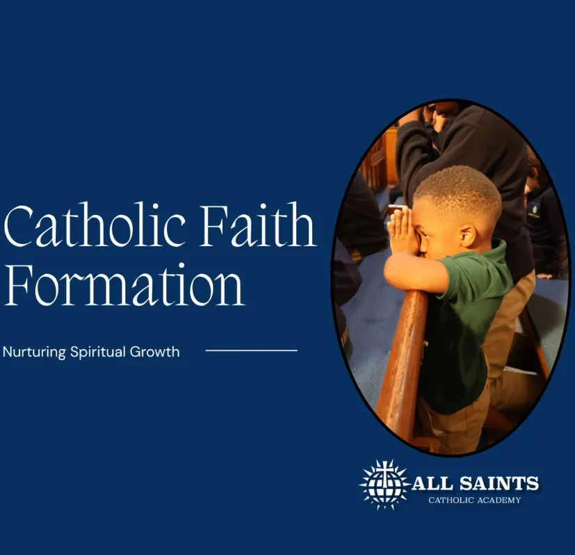 catholic faith formation; student praying